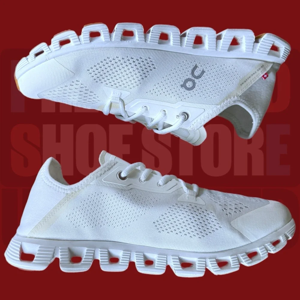 On Running Men's White Sneakers - Picture 3 of 6